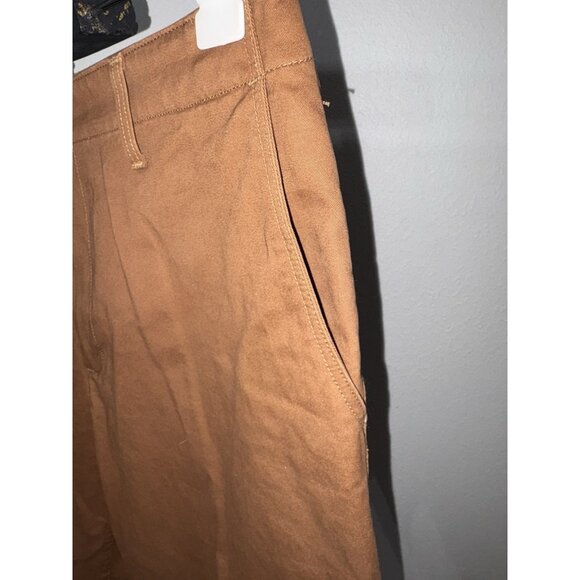 Levi’s Dockers Pants Vintage 90s Y2K Slacks Burnt Orange 100% Cotton Mens 34X29 - Picture 4 of 12